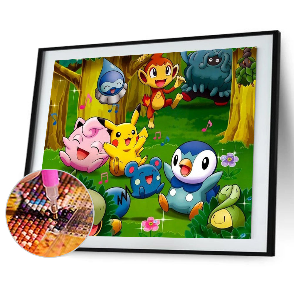 Pokemon - Full Round Drill Diamond Painting 40*30CM