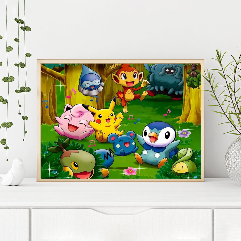 Pokemon - Full Round Drill Diamond Painting 40*30CM