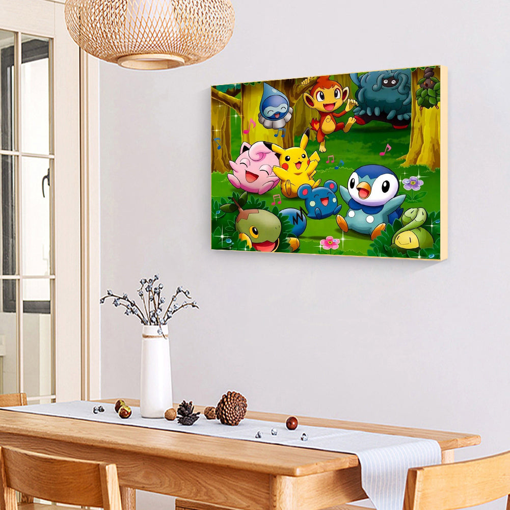 Pokemon - Full Round Drill Diamond Painting 40*30CM