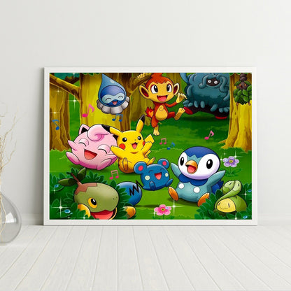 Pokemon - Full Round Drill Diamond Painting 40*30CM