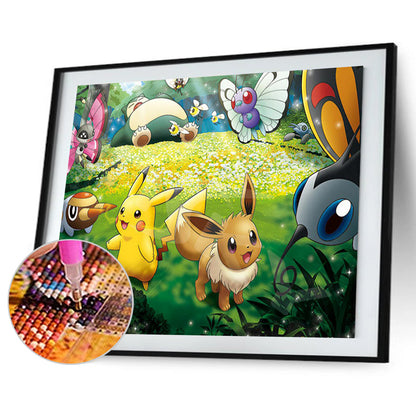 Pokemon - Full Round Drill Diamond Painting 40*30CM