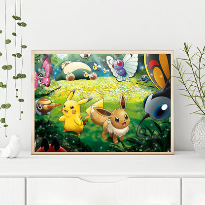 Pokemon - Full Round Drill Diamond Painting 40*30CM