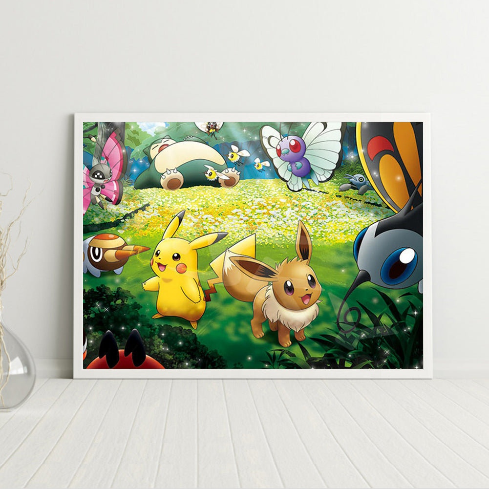 Pokemon - Full Round Drill Diamond Painting 40*30CM