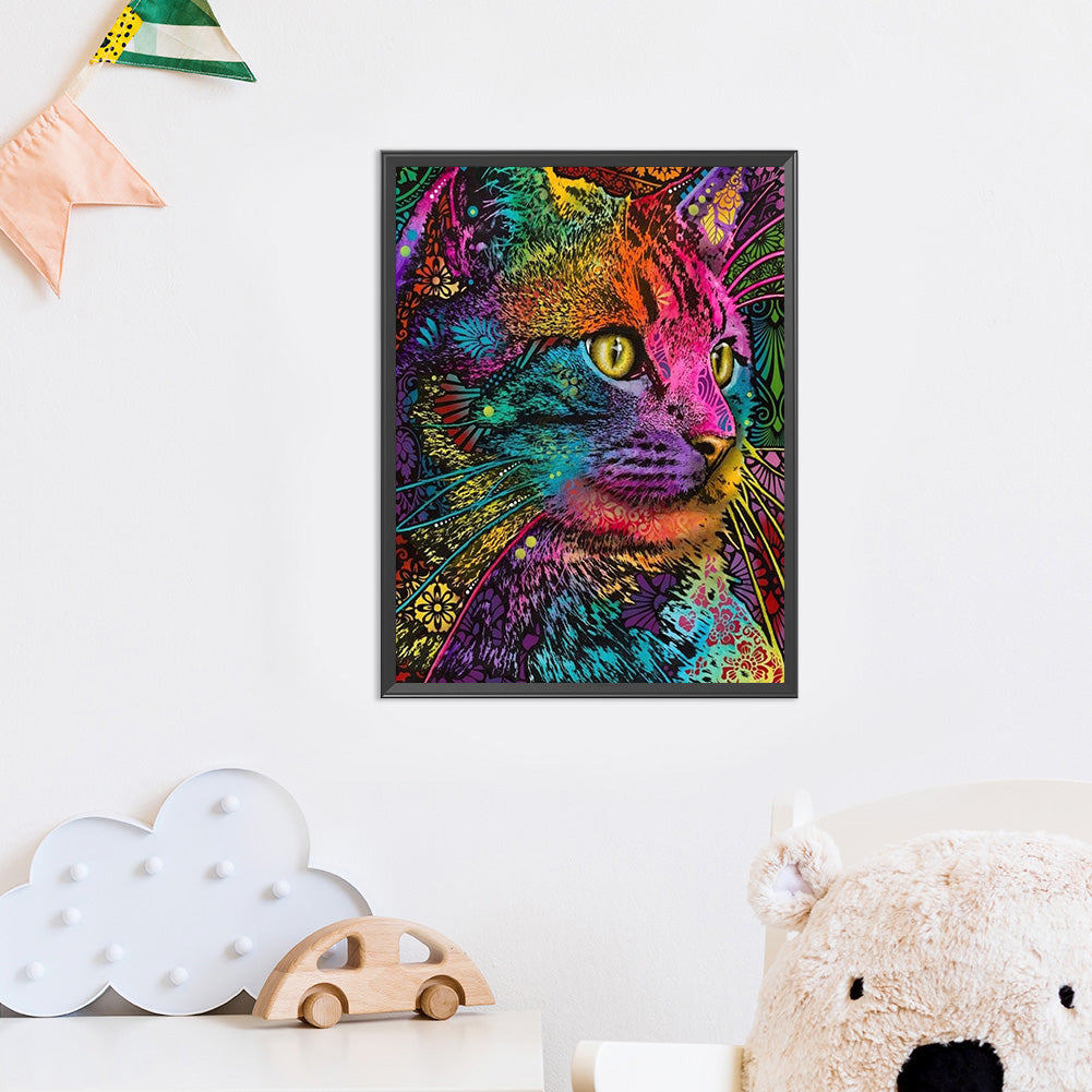 Cat - 11CT Counted Cross Stitch 40*50CM