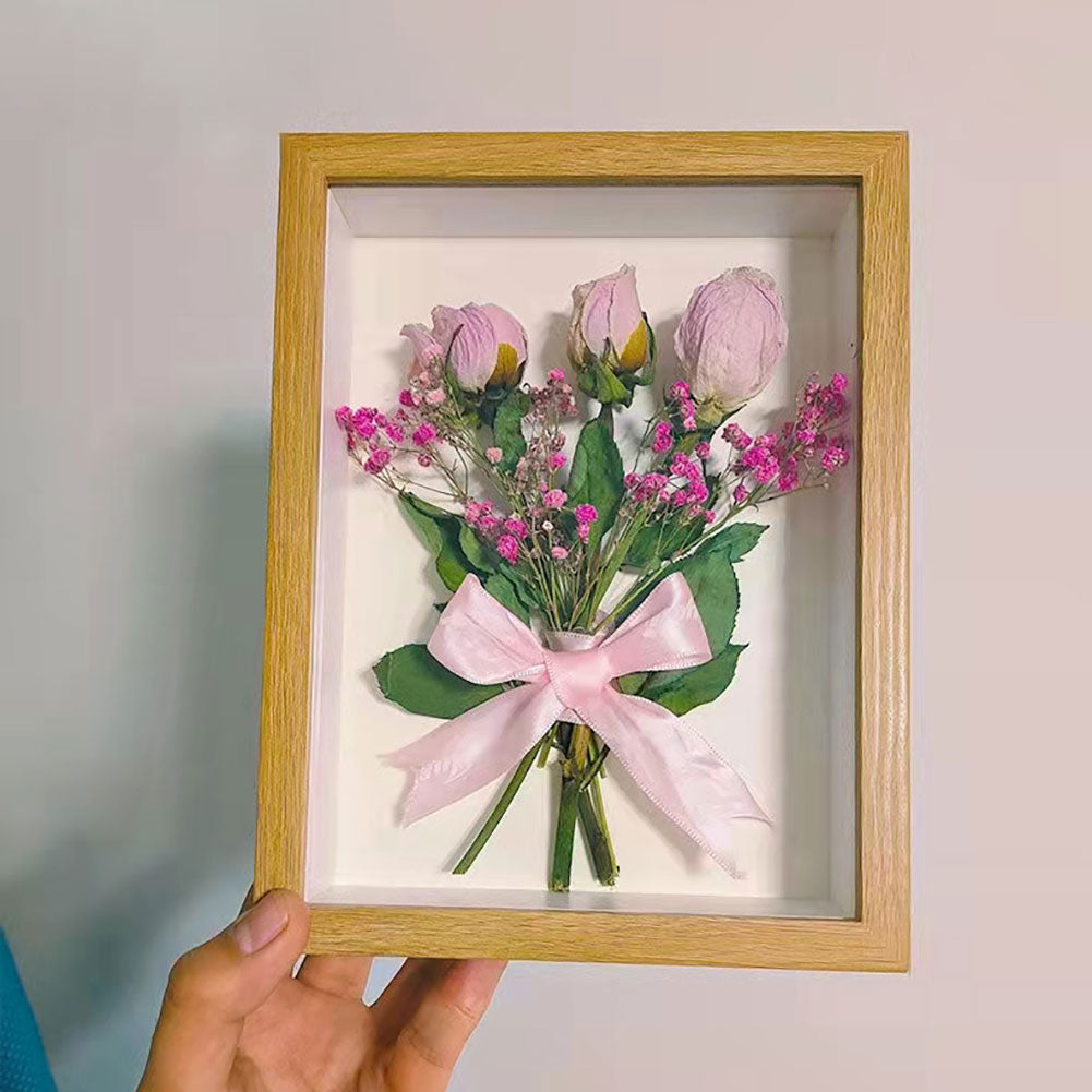 3D Wooden DIY Photo Frame for Displaying Picture Frame Home Table Decor