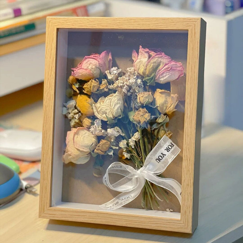 3D Wooden DIY Photo Frame for Displaying Picture Frame Home Table Decor