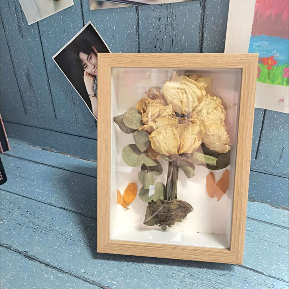 3D Wooden DIY Photo Frame for Displaying Picture Frame Home Table Decor