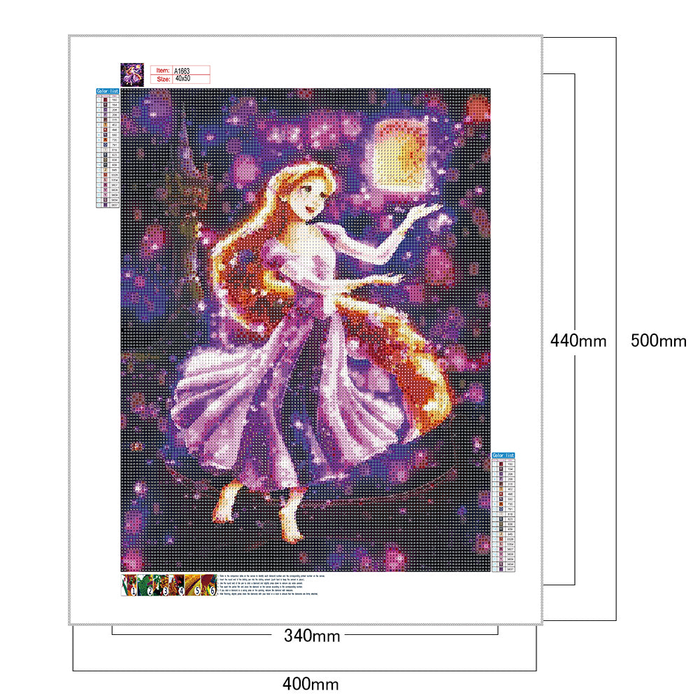Disney Princess - Full Round Drill Diamond Painting 40*50CM