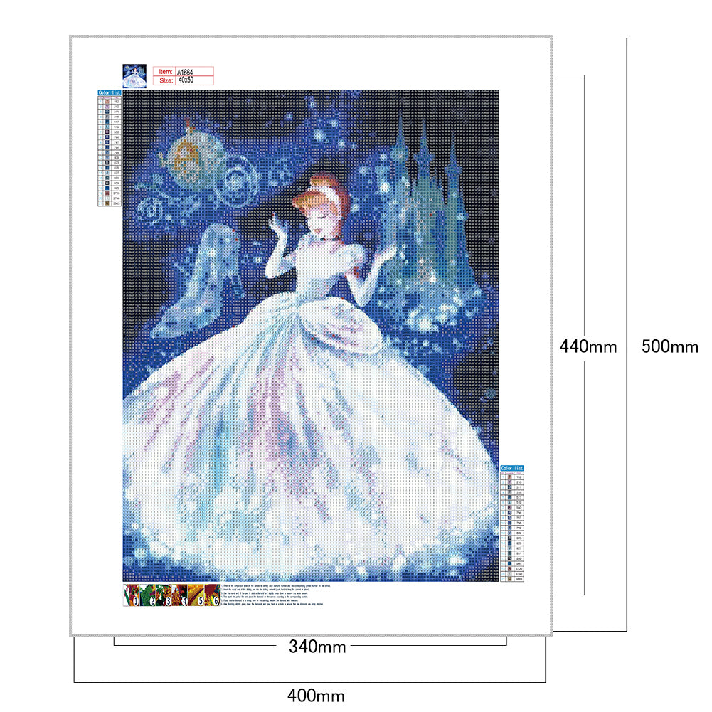 Disney Princess - Full Round Drill Diamond Painting 40*50CM