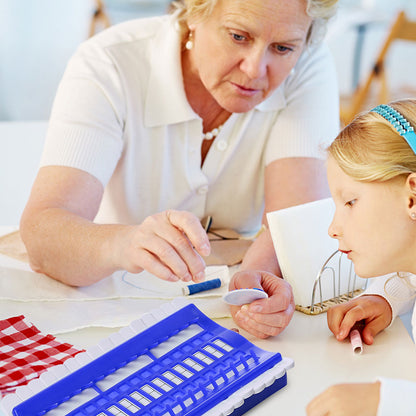 Cross Stitch Row Line Tools 30-Bit Embroidery Floss Thread Organizer Holder