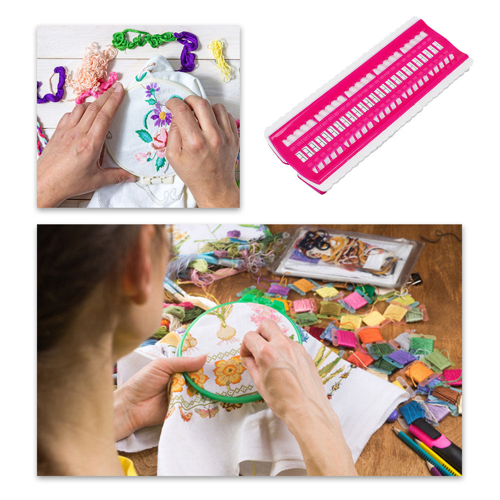 Cross Stitch Row Line Tools 50 Position Embroidery Floss Thread Organizer