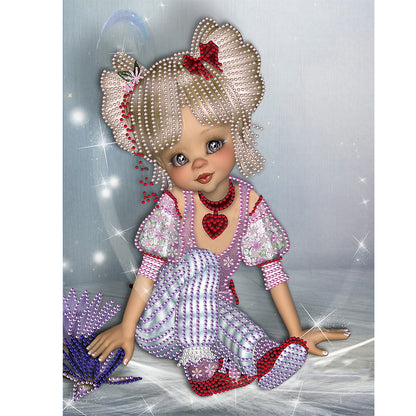 Big Eyes Girl - Special Shaped Drill Diamond Paiting 30*40CM