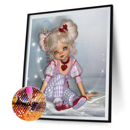 Big Eyes Girl - Special Shaped Drill Diamond Paiting 30*40CM