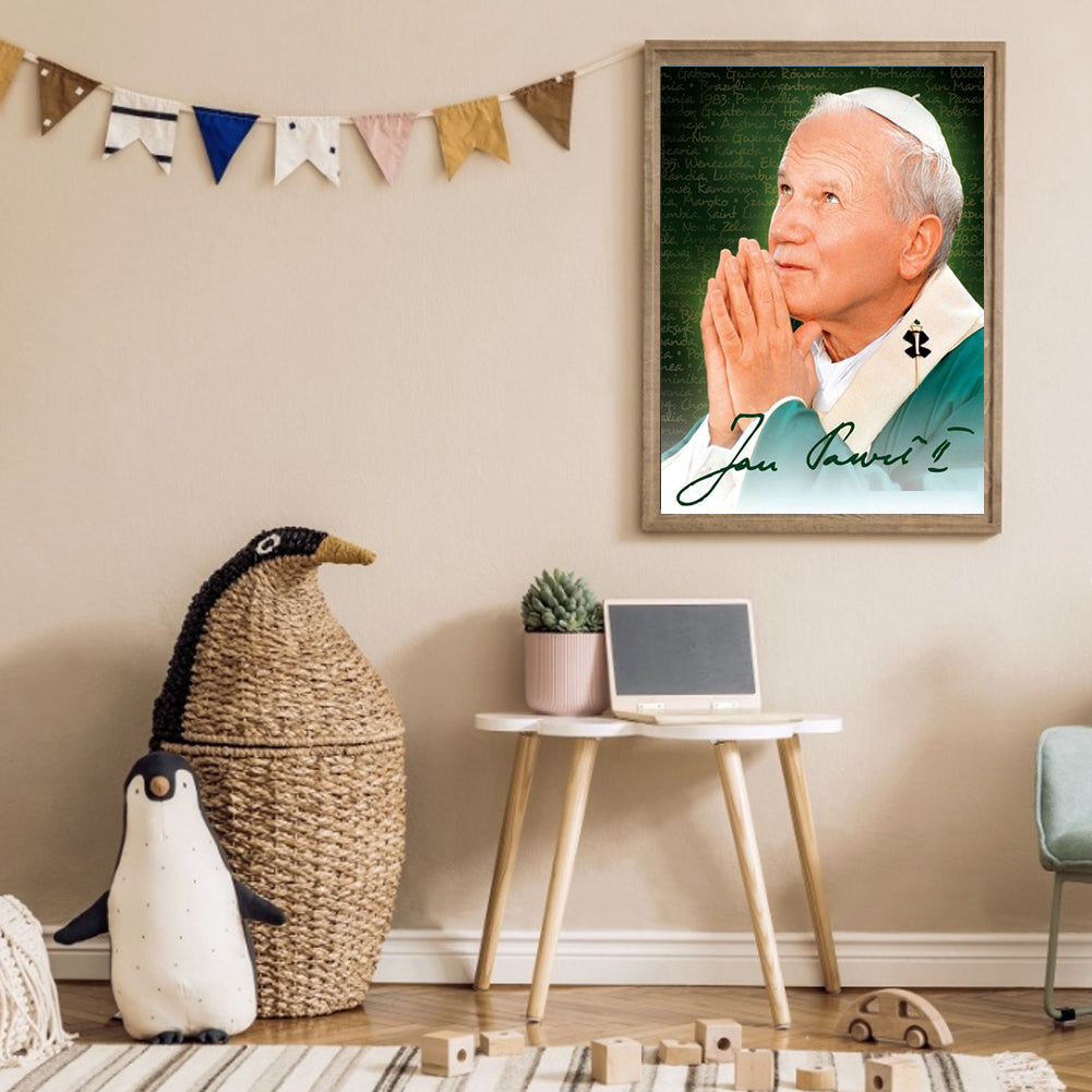 John - Full Round Drill Diamond Painting 30*40CM