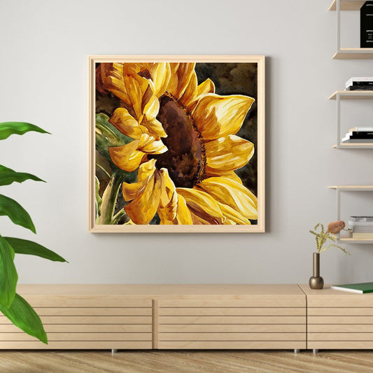 Sunflower - 11CT Counted Cross Stitch 45*45CM