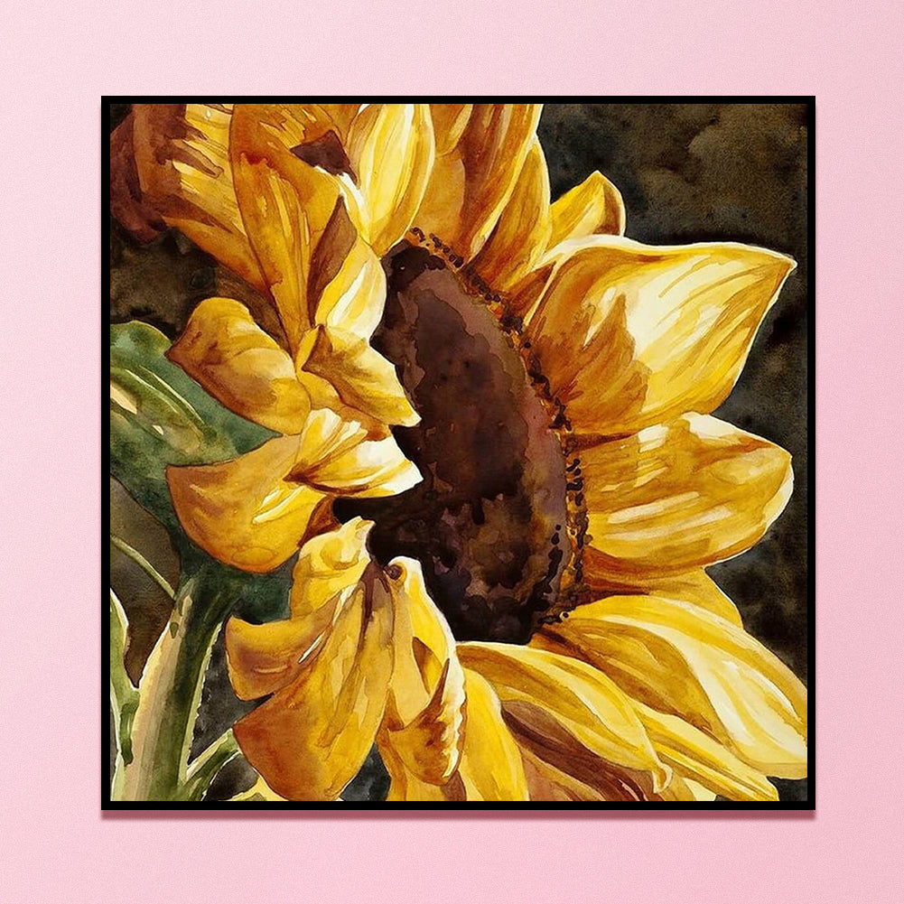 Sunflower - 11CT Counted Cross Stitch 45*45CM