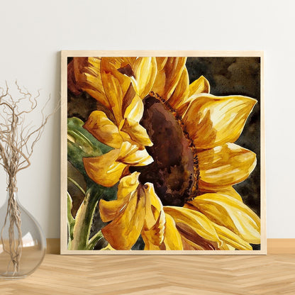 Sunflower - 11CT Counted Cross Stitch 45*45CM