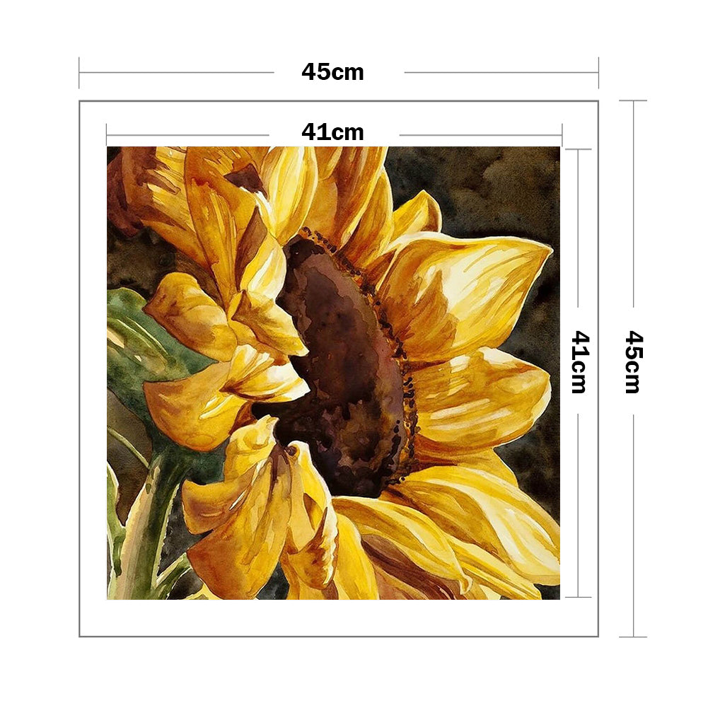 Sunflower - 11CT Counted Cross Stitch 45*45CM