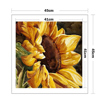 Sunflower - 11CT Counted Cross Stitch 45*45CM