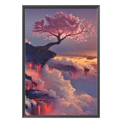 Beautiful Cherry Tree - 11CT Counted Cross Stitch 40*63CM