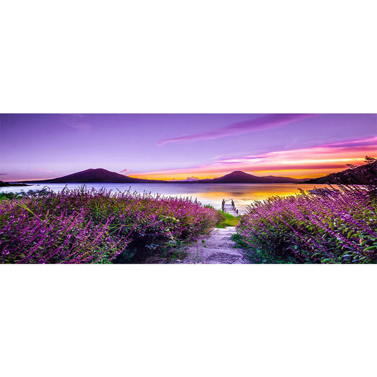 Seaside Scenery - Full Round Drill Diamond Painting 100*40CM