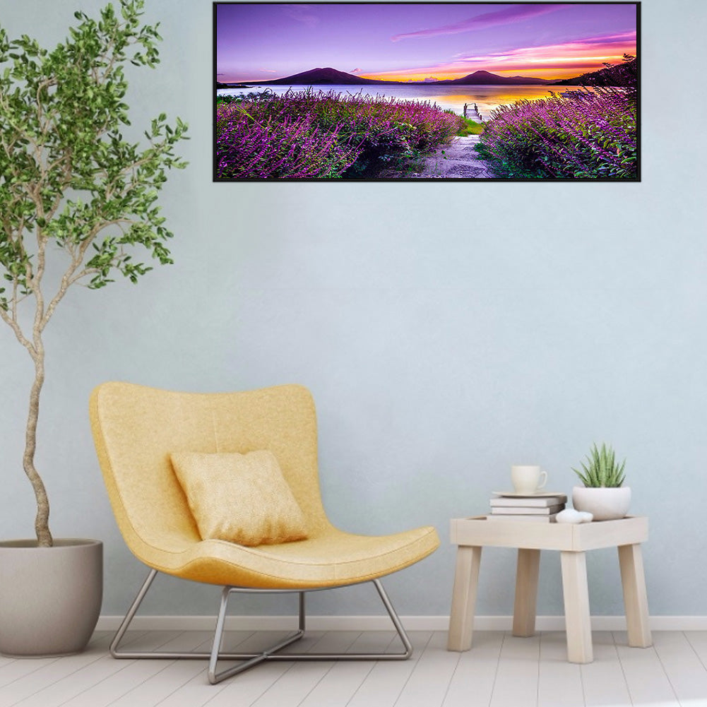 Seaside Scenery - Full Round Drill Diamond Painting 100*40CM