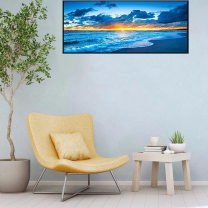 Seaside Scenery - Full Round Drill Diamond Painting 100*40CM