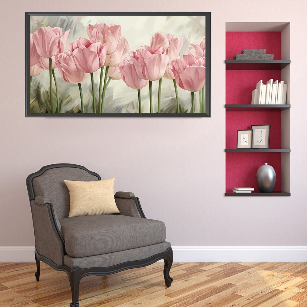 Tulip - Full Round Drill Diamond Painting 80*40CM