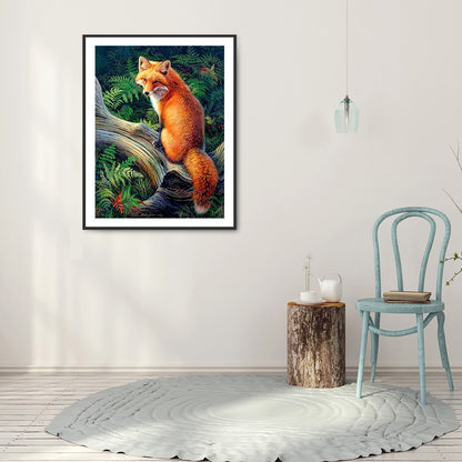 Fox - Full Round Drill Diamond Painting 30*40CM