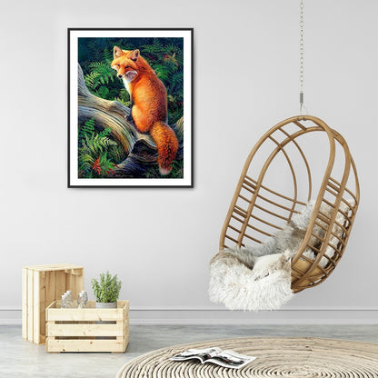 Fox - Full Round Drill Diamond Painting 30*40CM