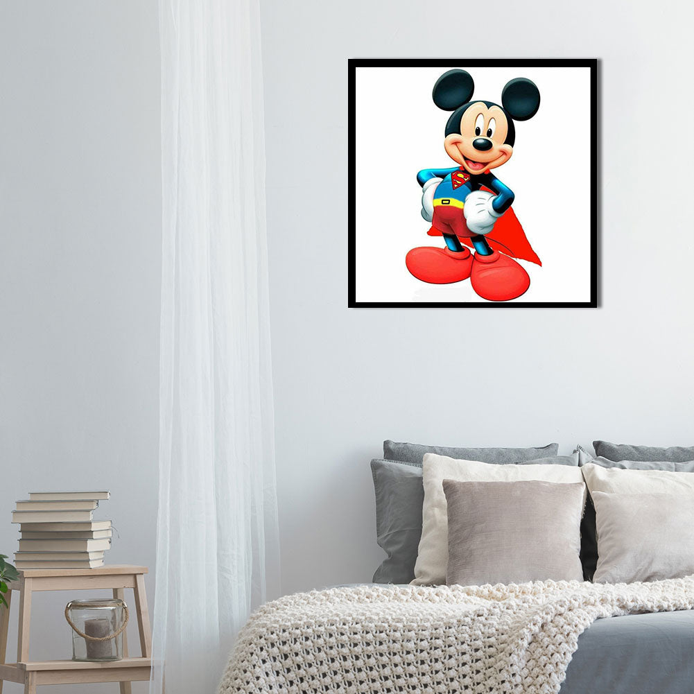 Mickey Mouse - Full Round Drill Diamond Painting 30*30CM