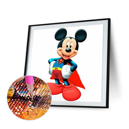 Mickey Mouse - Full Round Drill Diamond Painting 30*30CM