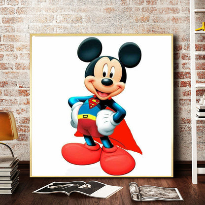 Mickey Mouse - Full Round Drill Diamond Painting 30*30CM