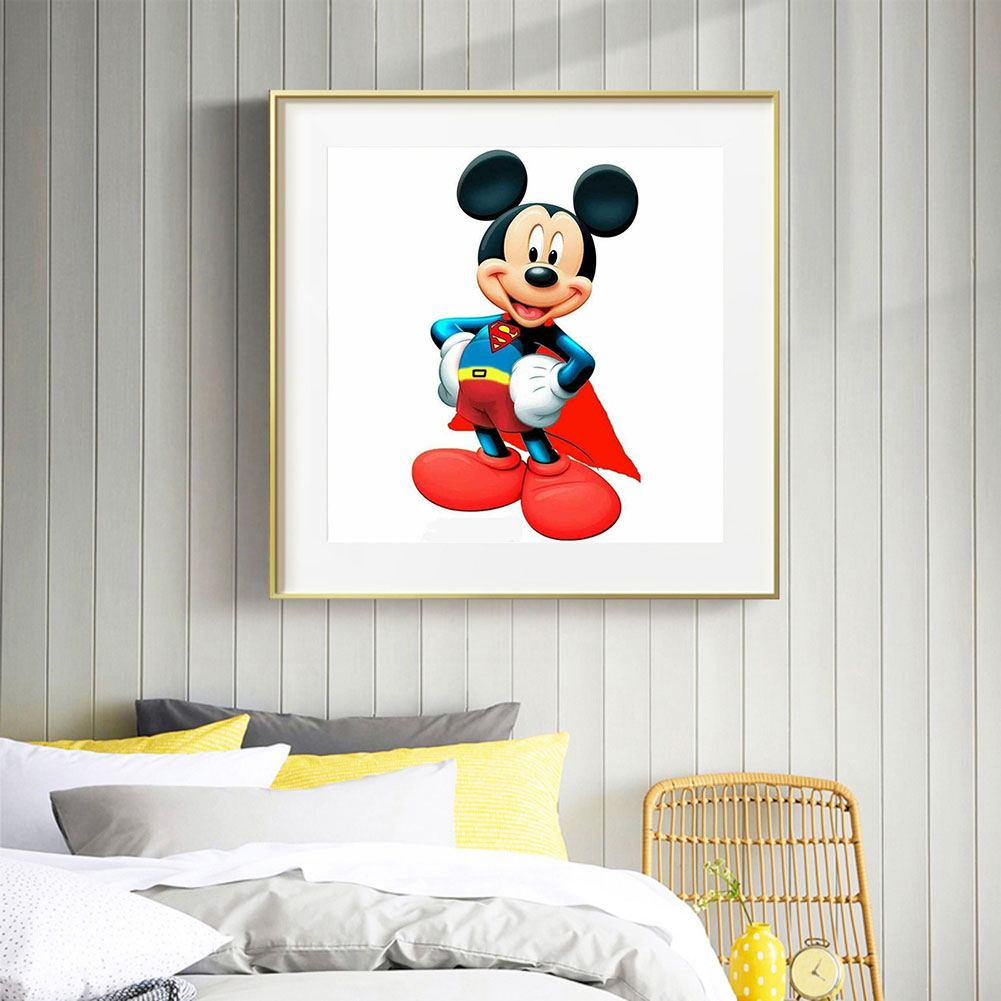 Mickey Mouse - Full Round Drill Diamond Painting 30*30CM