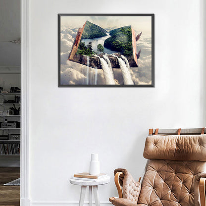 Book World - Full Round Drill Diamond Painting 60*50CM