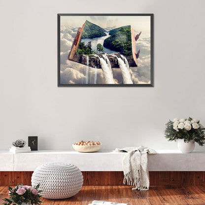 Book World - Full Round Drill Diamond Painting 60*50CM