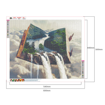 Book World - Full Round Drill Diamond Painting 60*50CM