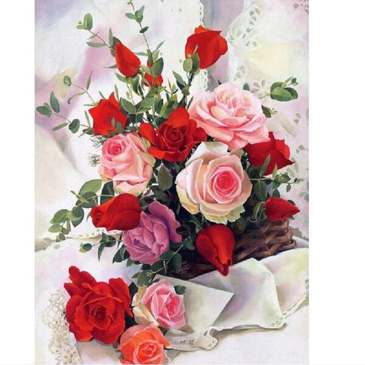 Bouquet - Full Round Drill Diamond Painting 40*50CM