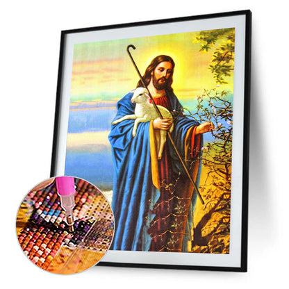 Jesus - Full Round Drill Diamond Painting 30*40CM