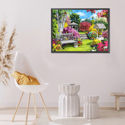 Garden - Full Round Drill Diamond Painting 60*50CM