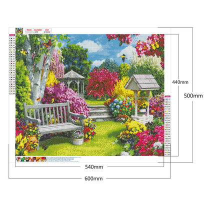 Garden - Full Round Drill Diamond Painting 60*50CM