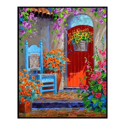 Garden - 11CT Stamped Cross Stitch 40*50CM