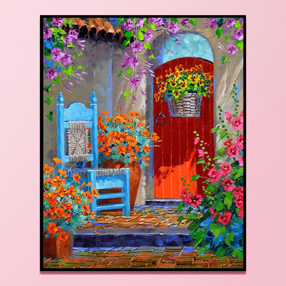 Garden - 11CT Stamped Cross Stitch 40*50CM