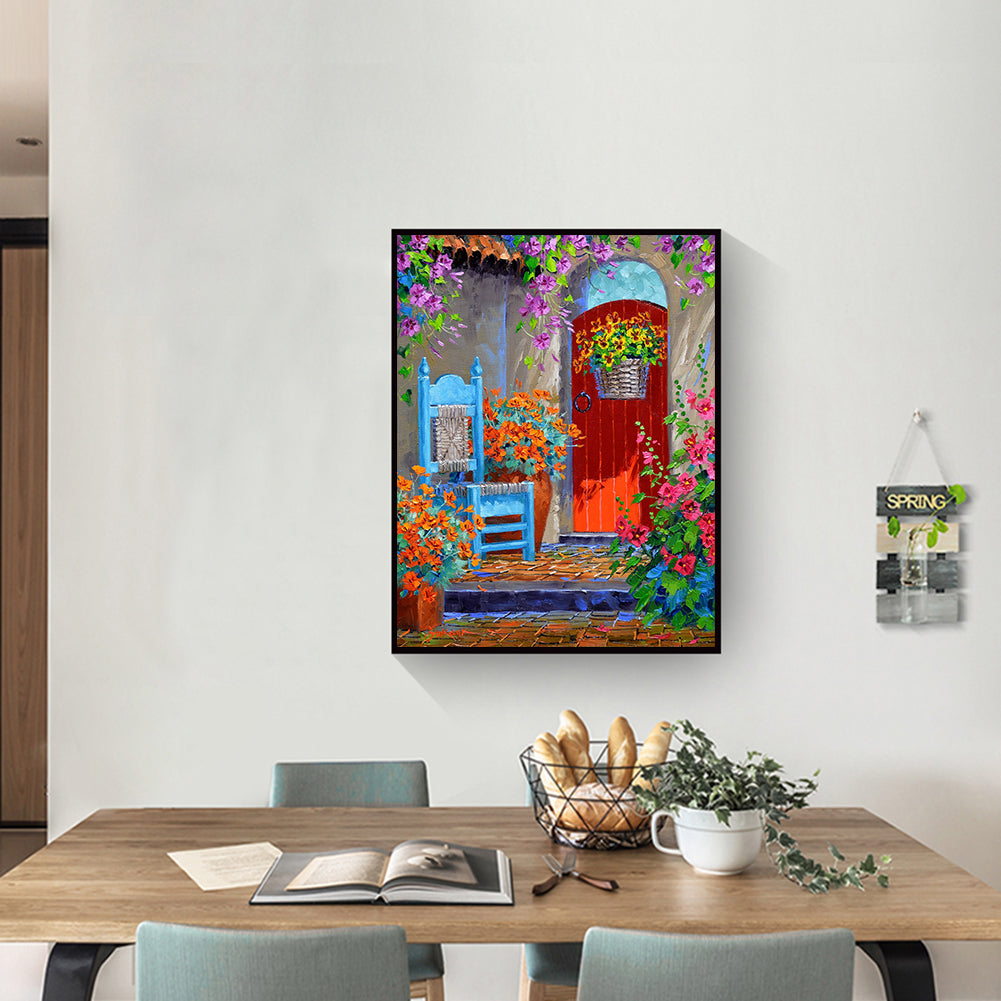 Garden - 11CT Stamped Cross Stitch 40*50CM