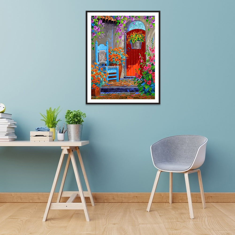 Garden - 11CT Stamped Cross Stitch 40*50CM