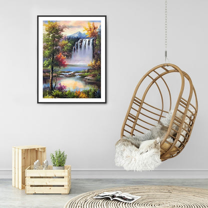 Fall - Full Round Drill Diamond Painting 30*40CM