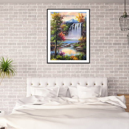 Fall - Full Round Drill Diamond Painting 30*40CM