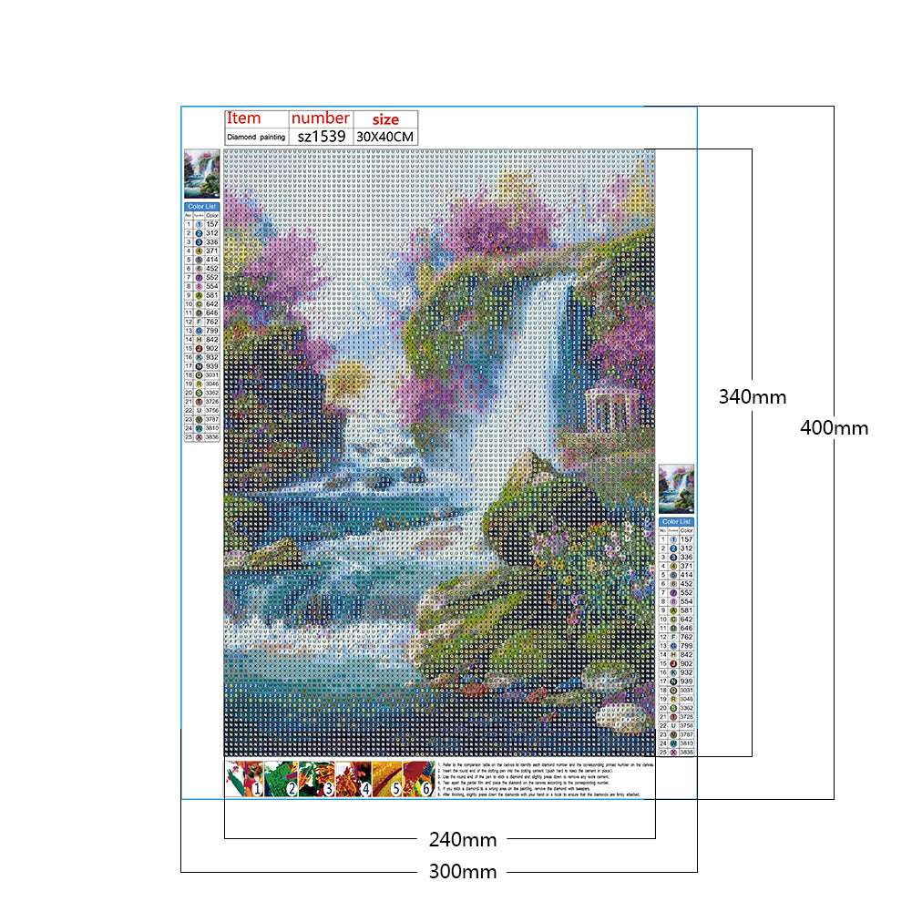 Fall - Full Round Drill Diamond Painting 30*40CM