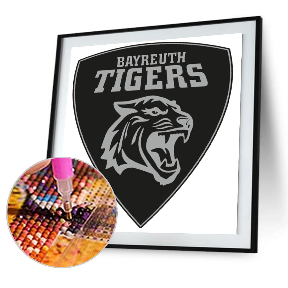 Bayreuth Tigers Logo - Full Round Drill Diamond Painting 40*40CM