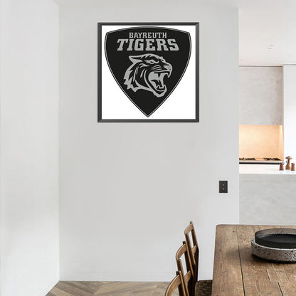 Bayreuth Tigers Logo - Full Round Drill Diamond Painting 40*40CM